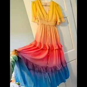 Ombré Maxi dress